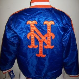 NEW YORK METS STARTER Snap Down Jacket    3X